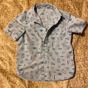 North Face button-up short sleeve pursuit shirt